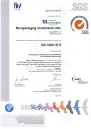 ISO14001 2015_Manupackaging_SGS_TÜV_SAAR_2021-2024_de