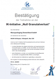 Bestaetigung_IK-Ini_Null Granulatverlust_Manupackaging_d_2023